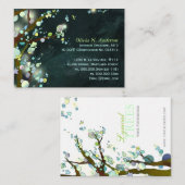 Carte De Visite Fairytale Night Trees sur mesure (Devant / Derrière)