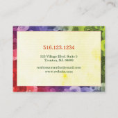 Carte De Visite Fairytale Village Immobilier Realtor (Dos)