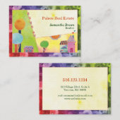 Carte De Visite Fairytale Village Immobilier Realtor (Devant / Derrière)