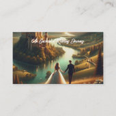 Carte De Visite Fairytale Walk Signet paysager enchanté (Devant)