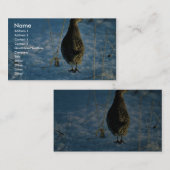 Carte De Visite Faisan à cou cerf (Devant / Derrière)