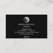 Carte De Visite Faisceau clair Professional Moderne Chic (Dos)