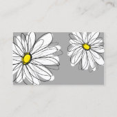 Carte De Visite Faisée lunaire - gris jaune (Dos)