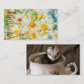 Carte De Visite Faisées et poules (Devant / Derrière)