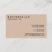 Carte De Visite faisons du café ! (Dos)
