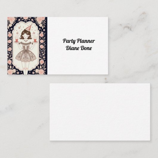 Carte De Visite Faisons la fête (Devant / Derrière)