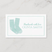 Carte De Visite Fait à la main avec l'artisanat amoureux (Devant)