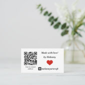 Carte De Visite Fait avec amour (Debout devant)