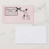 Carte De Visite fait main avec amour (Devant / Derrière)