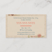 Carte De Visite Fait main avec amour (Dos)