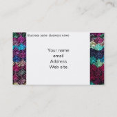 Carte de visite fait main de crochet (Dos)