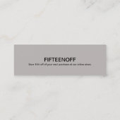 Carte de visite fait main des bijoux 2 (Dos)