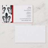 Carte de visite fait sur commande affligé de (Devant / Derrière)