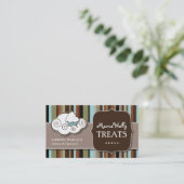 Carte de visite fait sur commande de boulangerie (Debout devant)