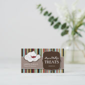 Carte de visite fait sur commande de boulangerie (Debout devant)