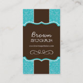 Carte de visite fait sur commande de boulangerie (Dos)