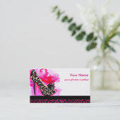 Carte de visite fait sur commande de chaussure (Debout devant)