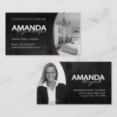 Carte de visite fait sur commande de concepteur (Devant / Derrière)