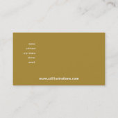 Carte de visite fait sur commande de concepteur de (Dos)