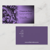 Carte de visite fait sur commande de concepteur de (Devant / Derrière)