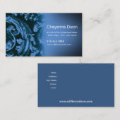 Carte de visite fait sur commande de concepteur de (Devant / Derrière)