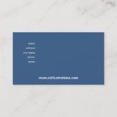 Carte de visite fait sur commande de concepteur de (Dos)