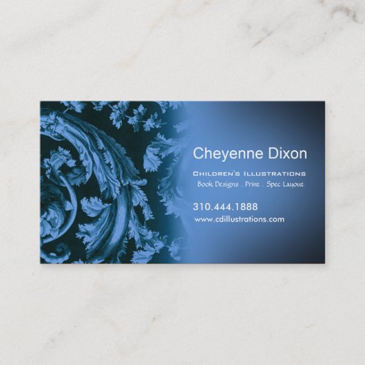 Carte de visite fait sur commande de concepteur de (Devant)