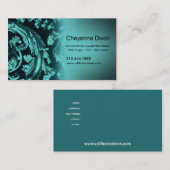 Carte de visite fait sur commande de concepteur de (Devant / Derrière)
