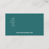 Carte de visite fait sur commande de concepteur de (Dos)