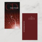 Carte de visite fait sur commande de concepteur de (Devant / Derrière)