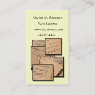 Carte de visite fait sur commande de couleur de
