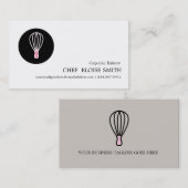 Carte de visite fait sur commande de cuisson (Devant / Derrière)