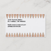 Carte de visite fait sur commande de FFL (Dos)