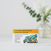 Carte de visite fait sur commande de mélangeur de (Debout devant)