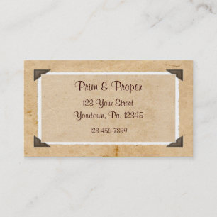 Carte de visite fait sur commande de photo de