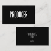 Carte de visite fait sur commande de producteur (Devant / Derrière)