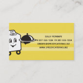 Carte de visite fait sur commande de restauration (Dos)