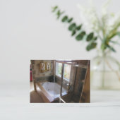 Carte de visite fait sur commande de salle de (Debout devant)