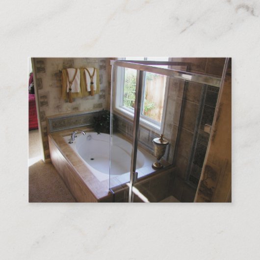 Carte de visite fait sur commande de salle de (Devant)