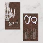 Carte de visite fait sur commande d'événements (Devant / Derrière)