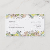 Carte de visite fait sur commande élégant de (Dos)