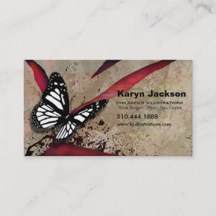 Carte de visite fait sur commande grunge de