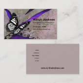 Carte de visite fait sur commande grunge de (Devant / Derrière)