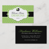 Carte de visite fait sur commande mignon (Devant / Derrière)