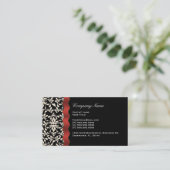 Carte de visite fait sur commande personnel (Debout devant)