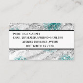 Carte de visite fait sur commande professionnel (Dos)