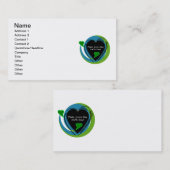 Carte De Visite Faites chaque jour de la terre de jour (Devant / Derrière)