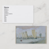 Carte De Visite Faites de la navigation de plaisance l'emballage (Devant / Derrière)