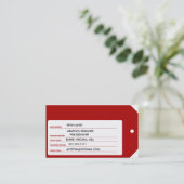 Carte De Visite Faites-le vous-même aide (Debout devant)