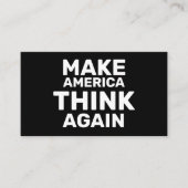 Carte De Visite Faites repenser la pensée américaine mains off mou (Devant)